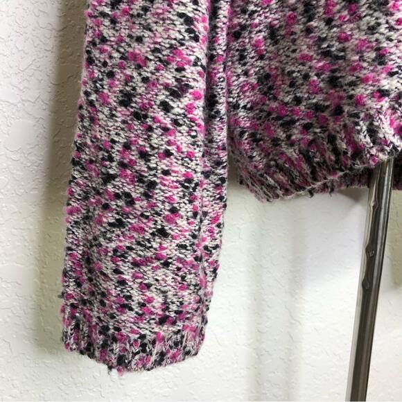 Ted Baker London Bbetsy pink black white cropped wool sweater size 5 or 14 NWT - Picture 7 of 15